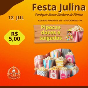 Pipocas Doces e Salgadas